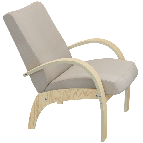 Кресло Денди (Плёс) (UltraSand, дуб шампань шпон)